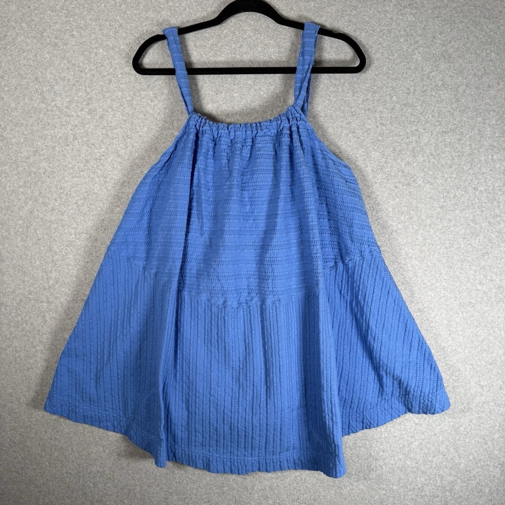 Free People Beach Dress Womens small Shay Convertible Mini blue Coastal Casual
